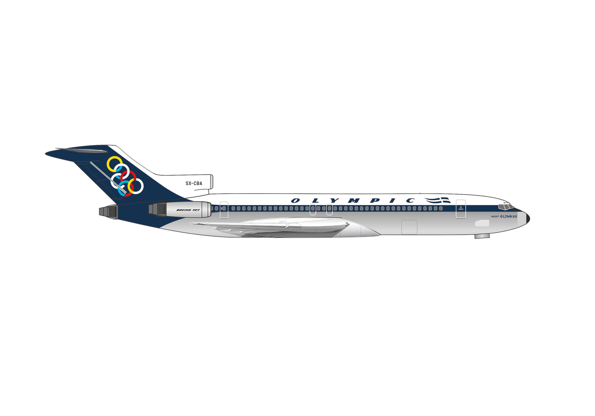 Boeing 727-200 Olympic Airways | Modelsnavigator.com