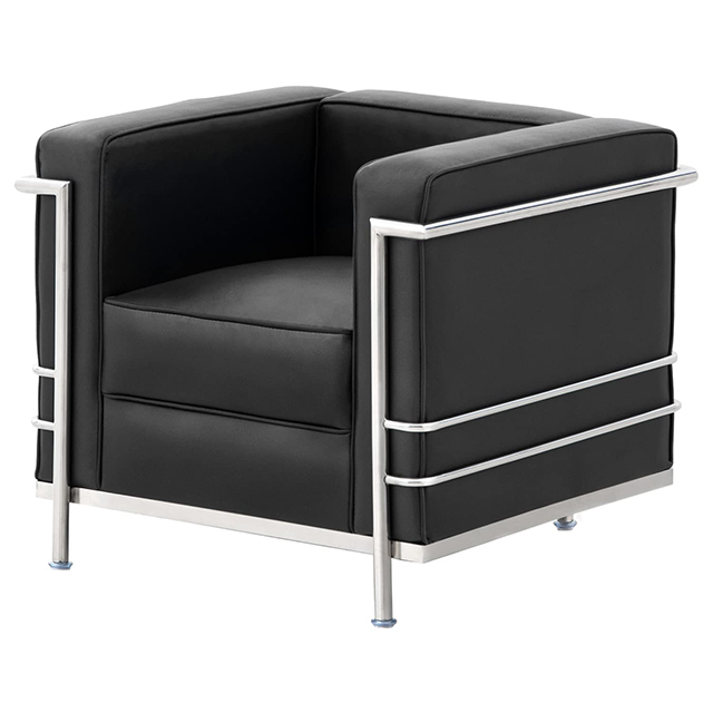 幅77cm] 1人掛けデザイナーズソファ ル・コルビジェ LC2 名作 リ