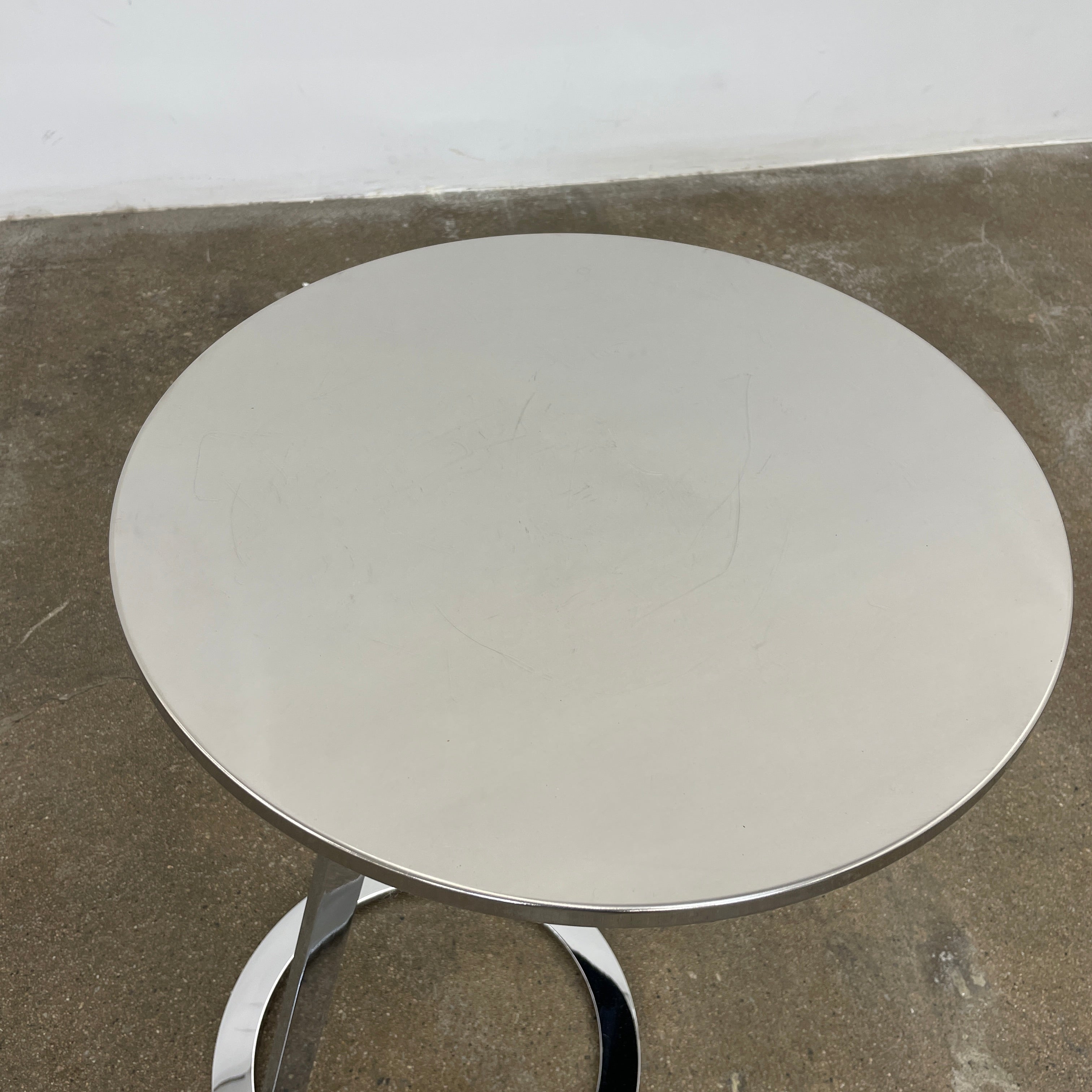 Ligne Roset Good Morning Pedestal Side Table | Luxury Consignment