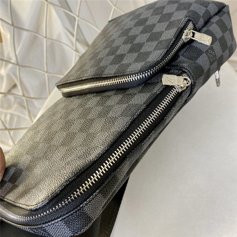 ルイヴィトン ボディバッグ メンズ パロディ風 LOUIS VUITTON ダミエ