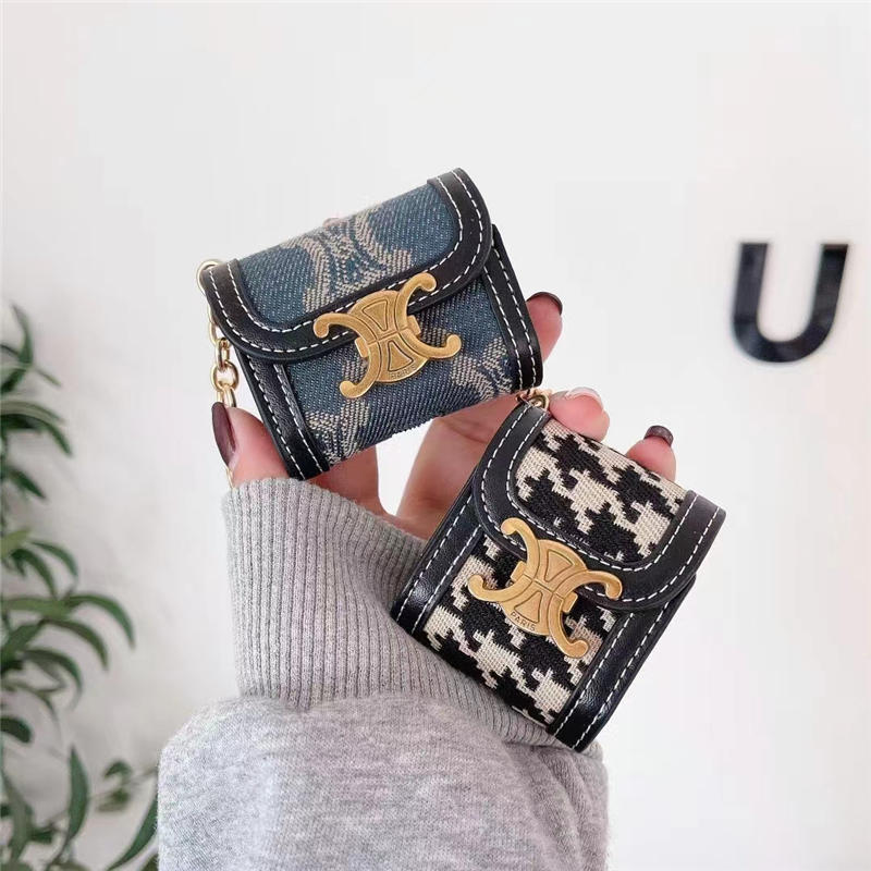 セリーヌ エア ポッツ ケース celine風 airpods1/2カバー 可愛い