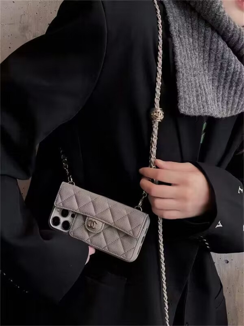 chanel スマホ ショルダー シャネル アイフォン17/17proケース