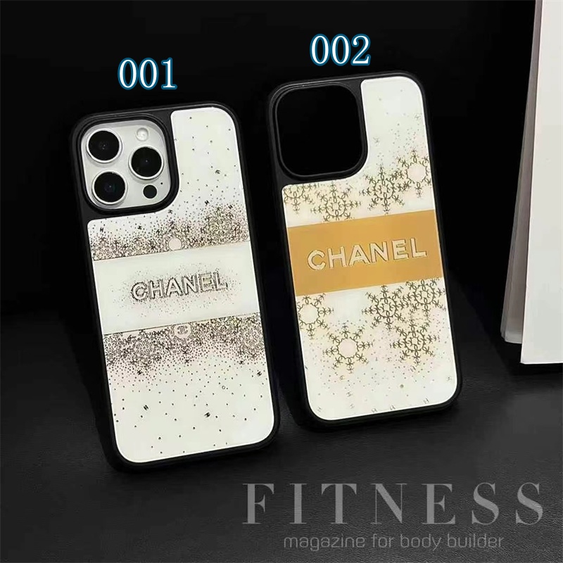 chanel iphoneケース ガラス シャネル スマホケース iphone16/16pro