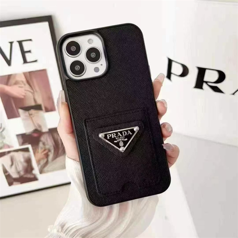 prada アイフォン17air ケース iphone17pro/16pro ケース カード 収納
