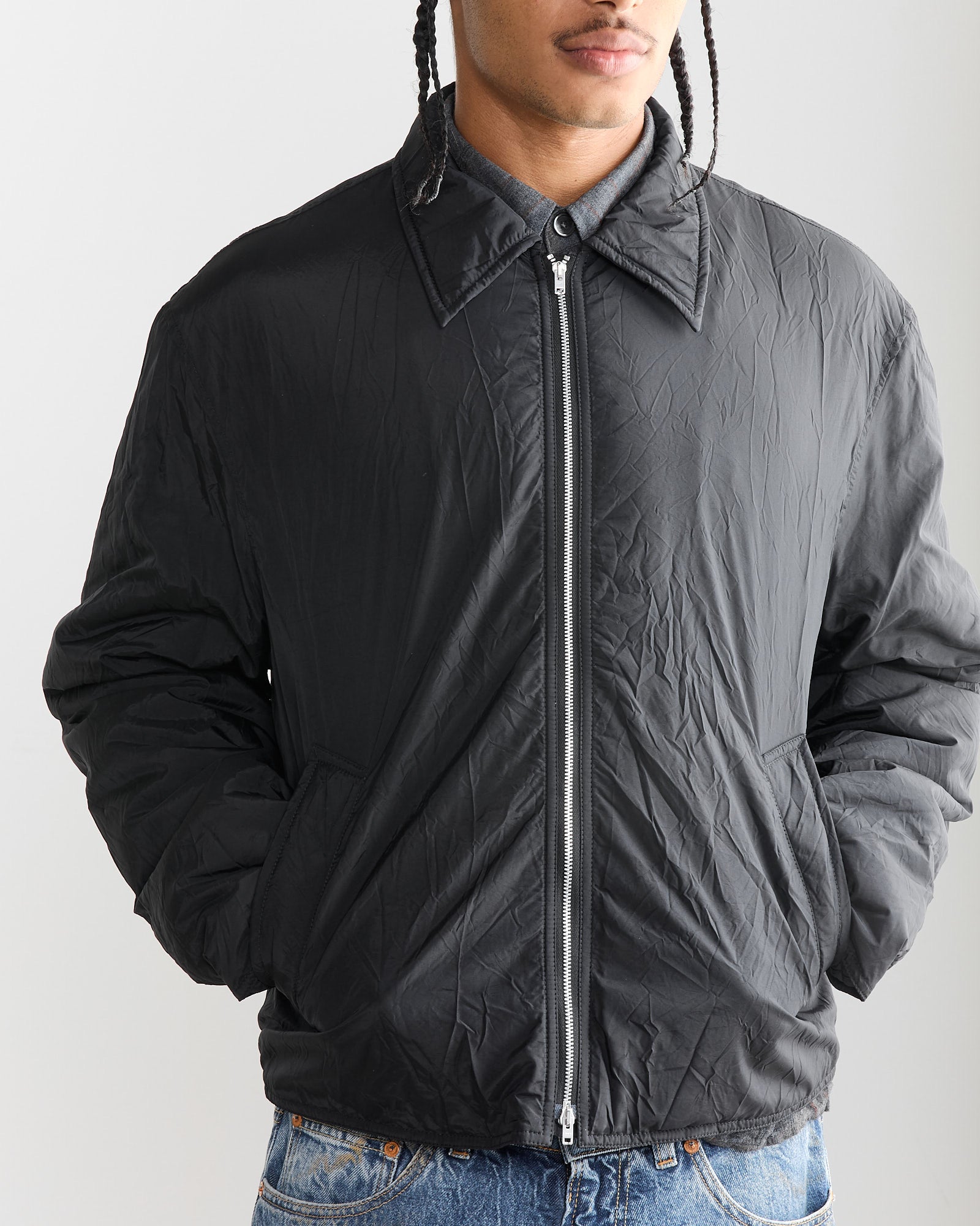 Slight Jacket in Shining Black