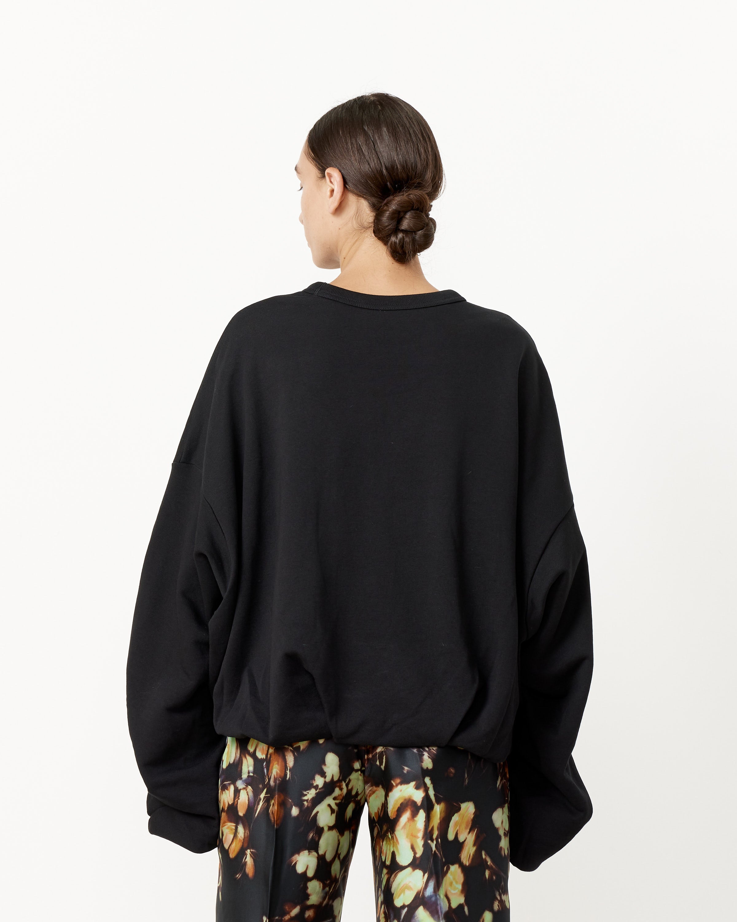 Draped Sweatshirt