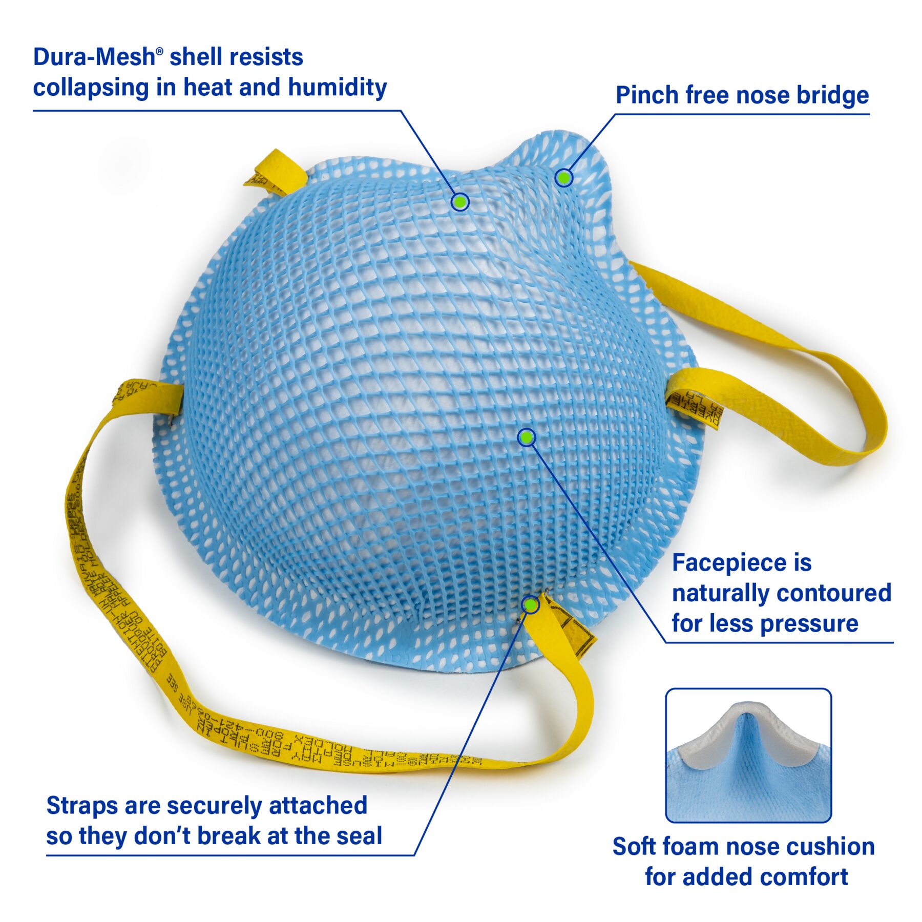 Moldex 1510 N95 Disposable Healthcare Particulate Respirator