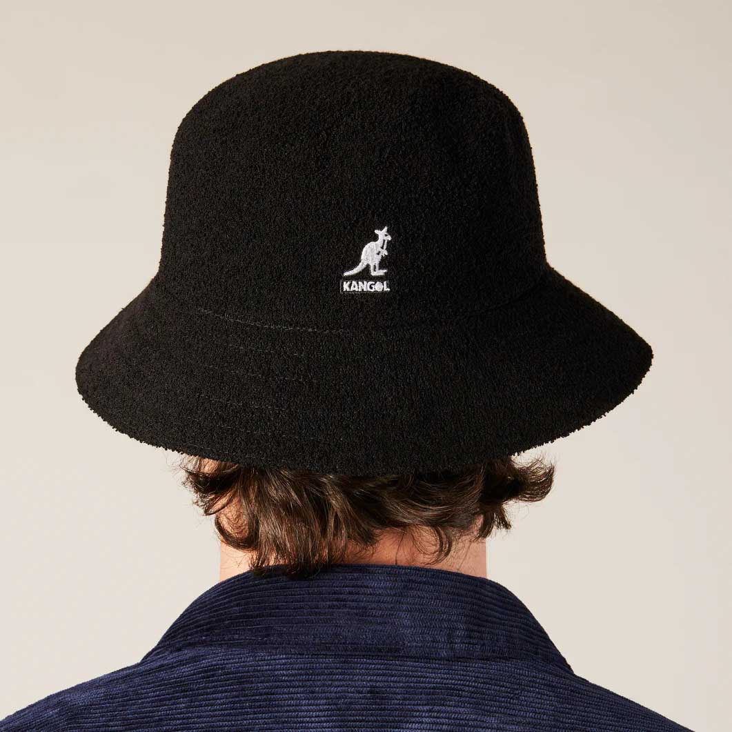 MoMA Kangol バケットハット ブラック XL(XL)：ファッション