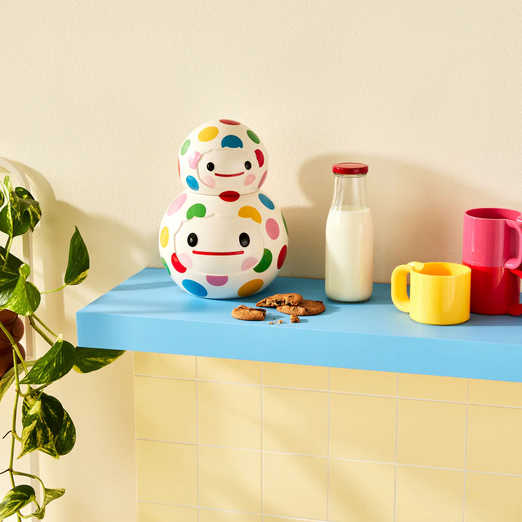 Buddy Chub セラミック クッキージャー：キッチン & ダイニング