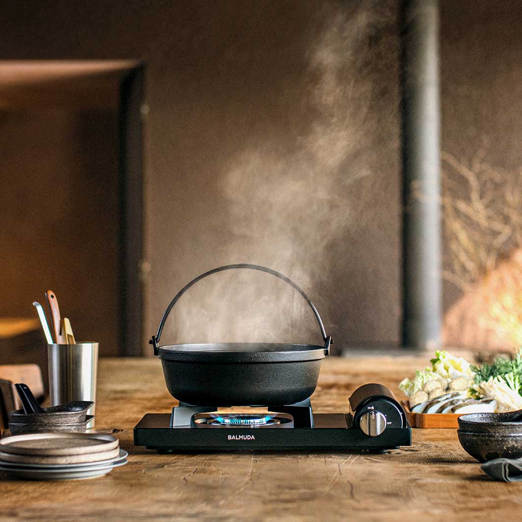 BALMUDA Table Stove ブラック(ブラック)：ホーム