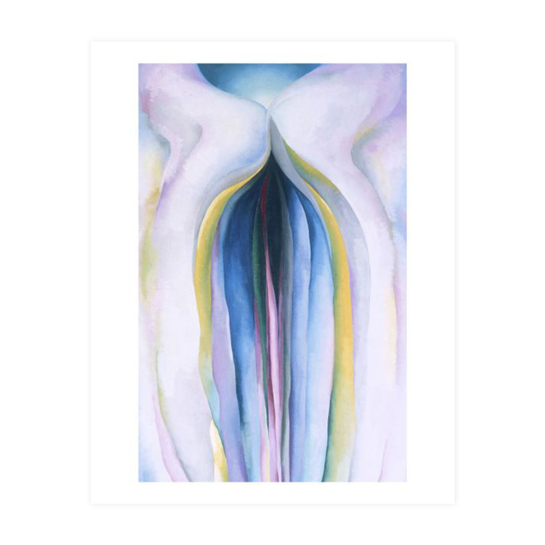 ジョージア・オキーフ：Gray Lines with Black, Blue, and Yellow