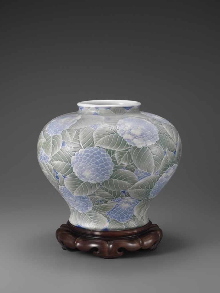 オールドニッポン 明治期 日本陶磁の優美 ティ―ポット 金彩 コバルト