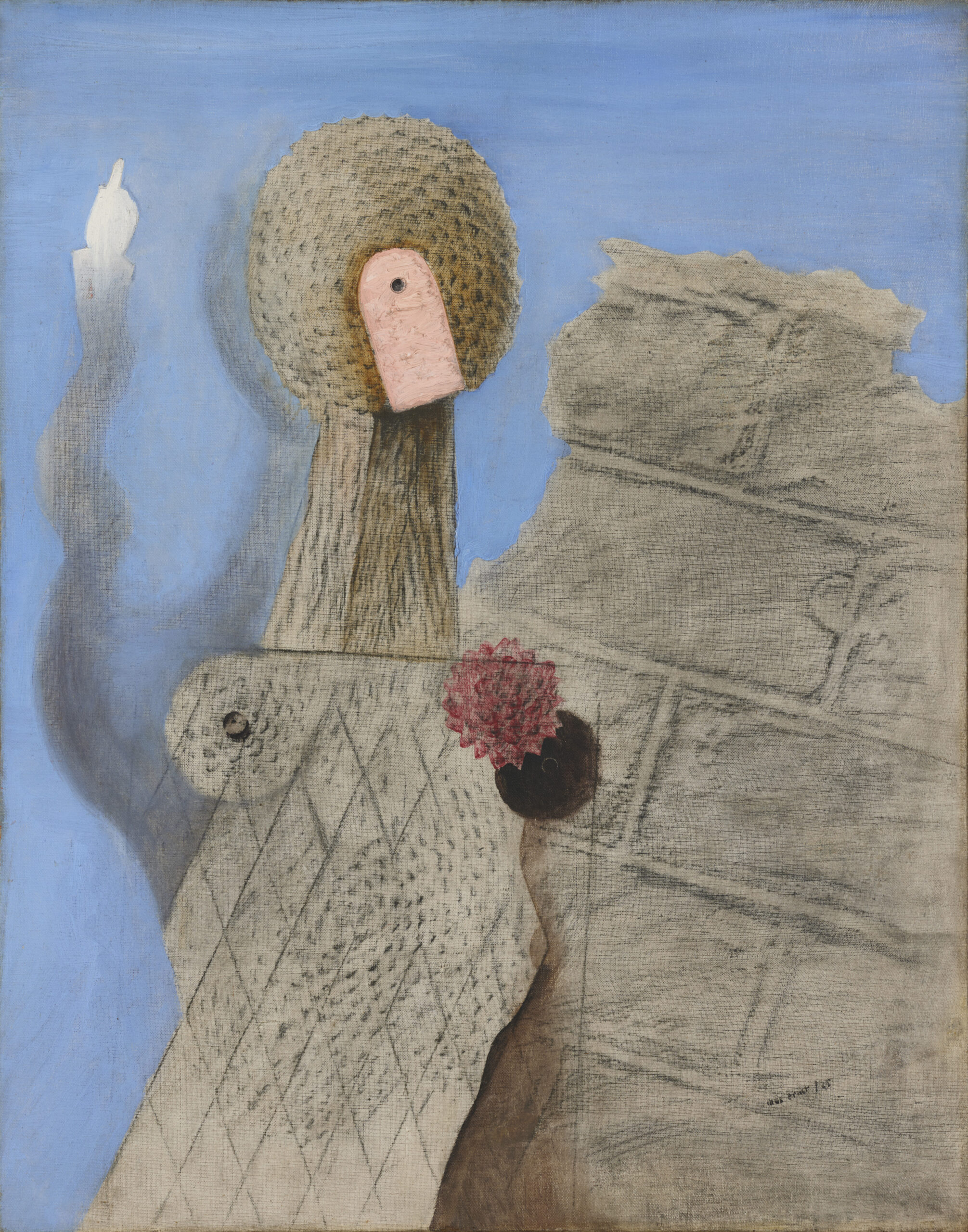 マックス・エルンスト 《砂漠の花（砂漠のバラ）》1925年 - 東京国立