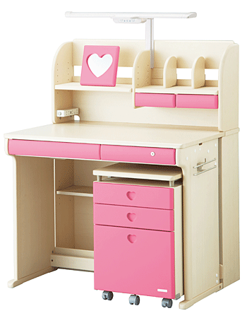 コイズミ学習デスク カラーデスクコンパクト ホワイトウォッシュ