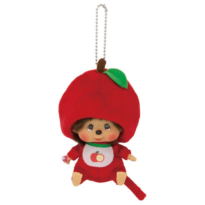 りんごのもんちっちさん 顔でか SSサイズ キーチェーン | モンチッチ