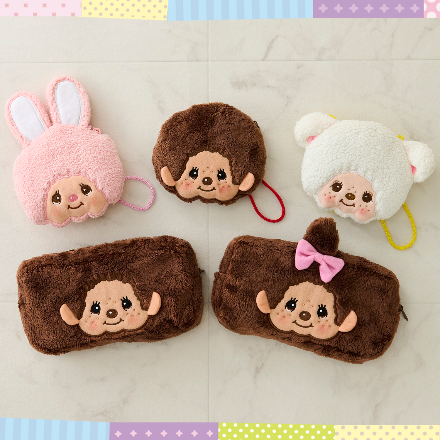 ふわふわ♪お顔型ポーチが新登場！ | モンチッチホームページへようこそ！