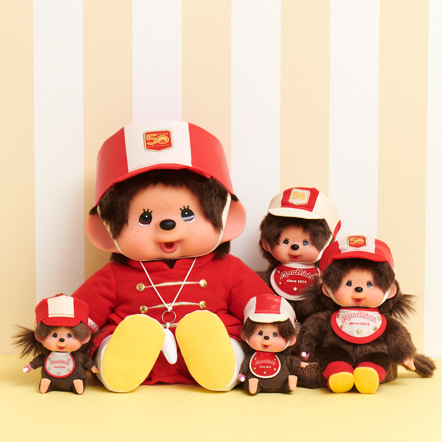 モンチッチ50th レッツパレードモンチッチ 男の子女の子ペアセット
