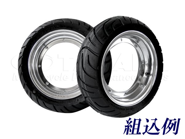 088wダックスDAX用アルミホイール＆タイヤセット/ホイールサイズ