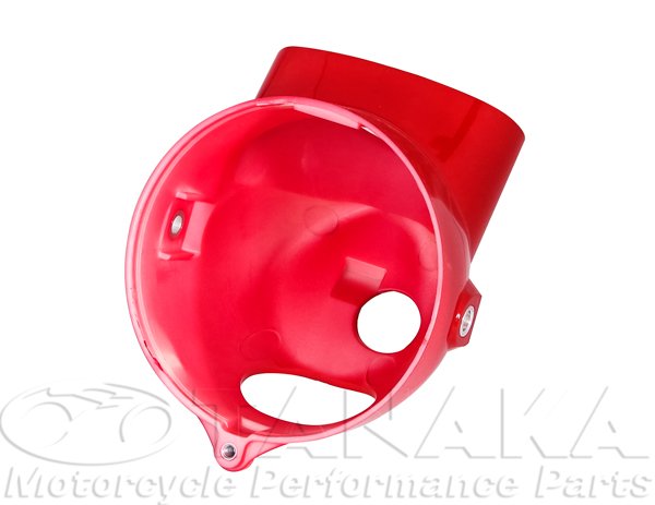 1201w初期型ダックス・シャリィタイプヘッドライトケース レッド