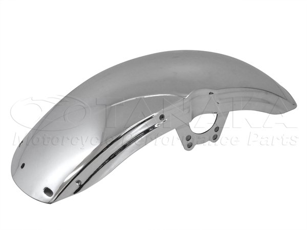 268wダックス用 ノーマルタイプメッキフロントフェンダー｜ モンキー