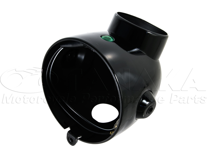 5173w4Lモンキー用 ヘッドライトケース ソリッドブラック｜ モンキー