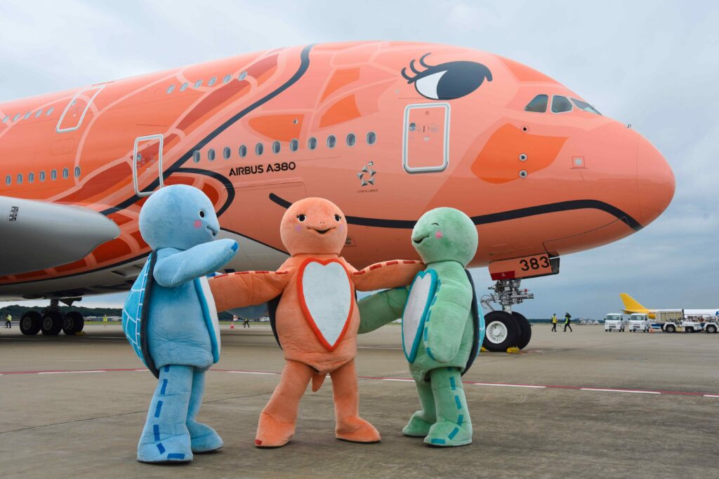 ANAが誇る超大型機FLYING HONU（フライングホヌ）ついに全機が日本に