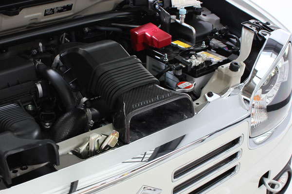 大口径カーボンインタークーラーダクト アルトワークス/アルトターボRS