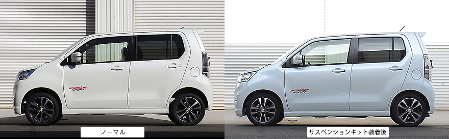 サスペンションセット ワゴンR/スティングレー[MH34S/MH44S