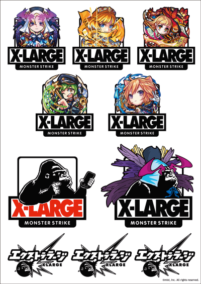XLARGE®」とモンストがコラボ！11/28より「モンスターストライク
