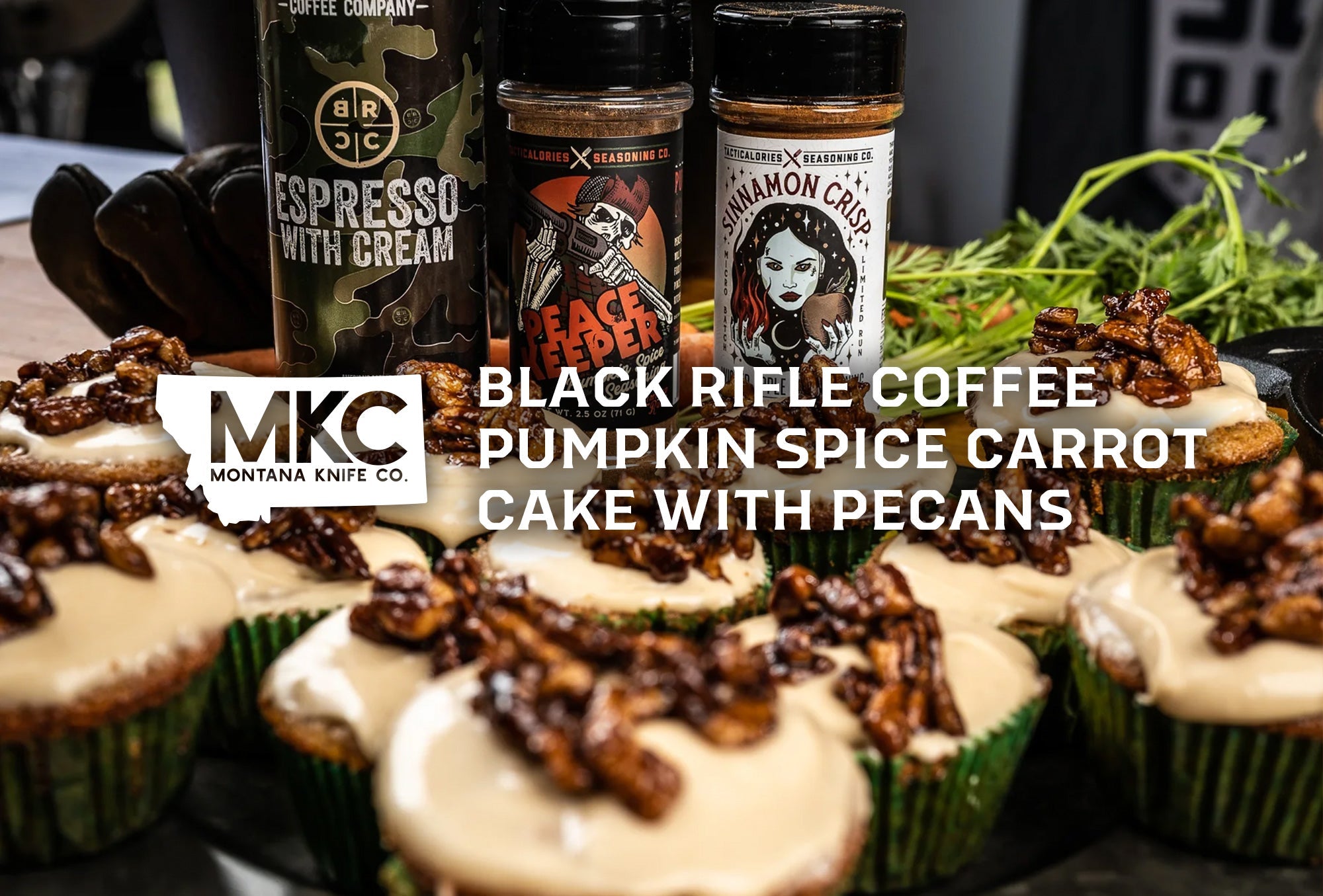 Black Rifle Coffee Pumpkin Spice Carrot Cake With Pecans