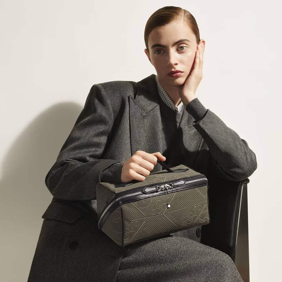 4810 jacquard mini crossbody - Fabric and Leather - khaki