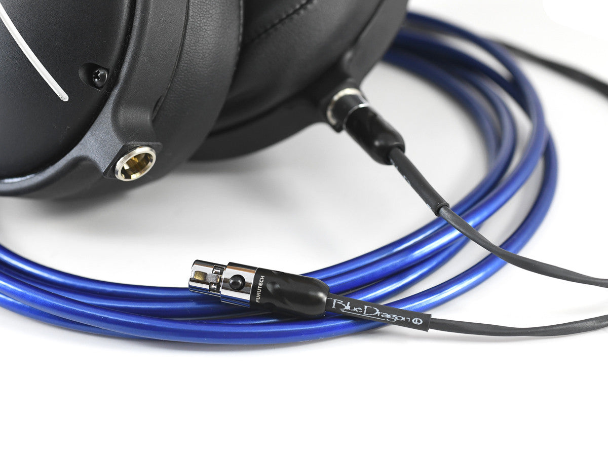 Blue Dragon Premium Cable for Audeze LCD Series Headphones | Moon