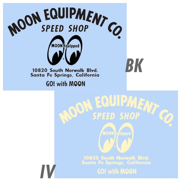 MOON EQUIPMENT SPEED SHOP DECAL