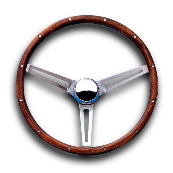 Grant Classic GM Model Wood Steering Wheel 37cm - MOONEYES (Japanese)