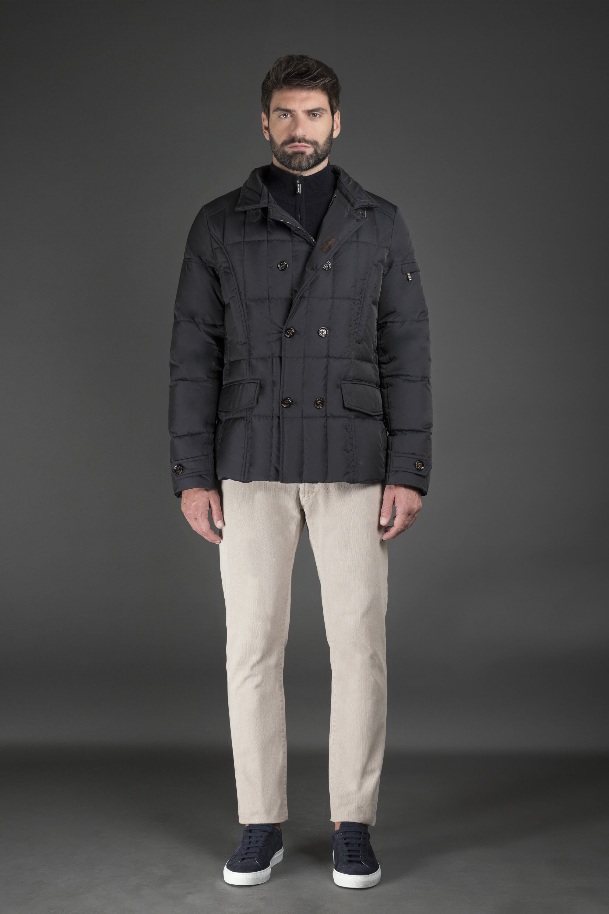 SIRO-KM（BLU）：イタリアで生まれた、ラグジュアリ ジャケット | MooRER®