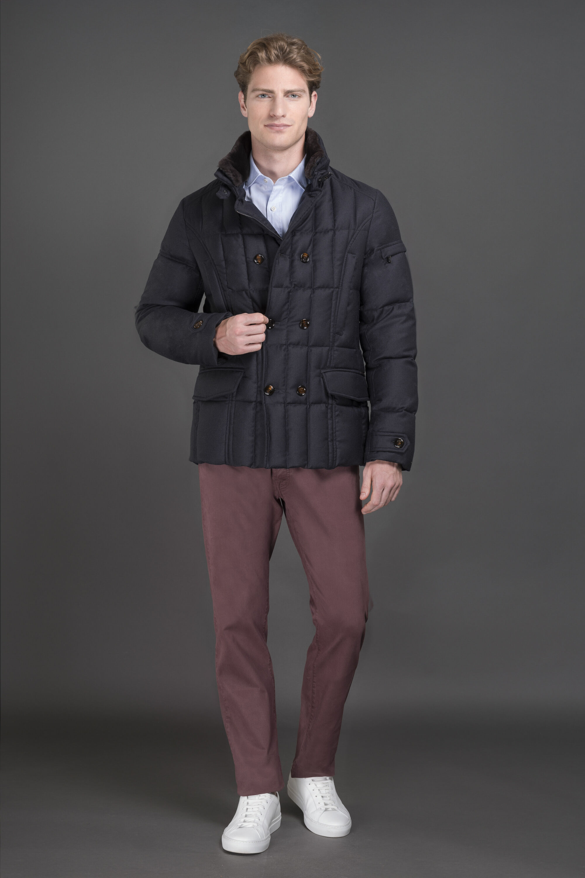 SIRO-L（BLU）：イタリアで生まれた、ラグジュアリ ジャケット | MooRER®