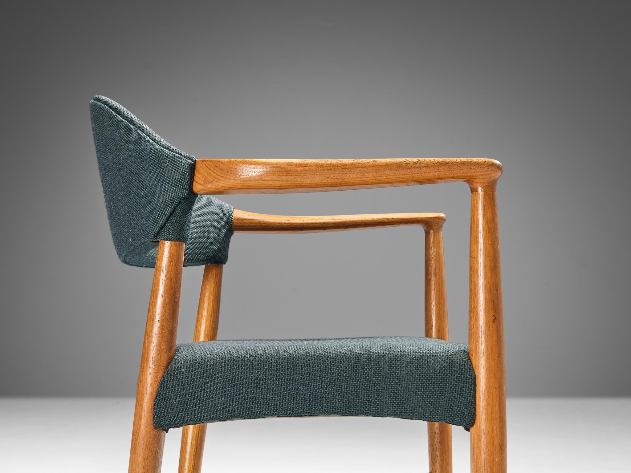 Kurt Olsen for Slagelse Møbelfabrik Set of Four Armchairs in Teak