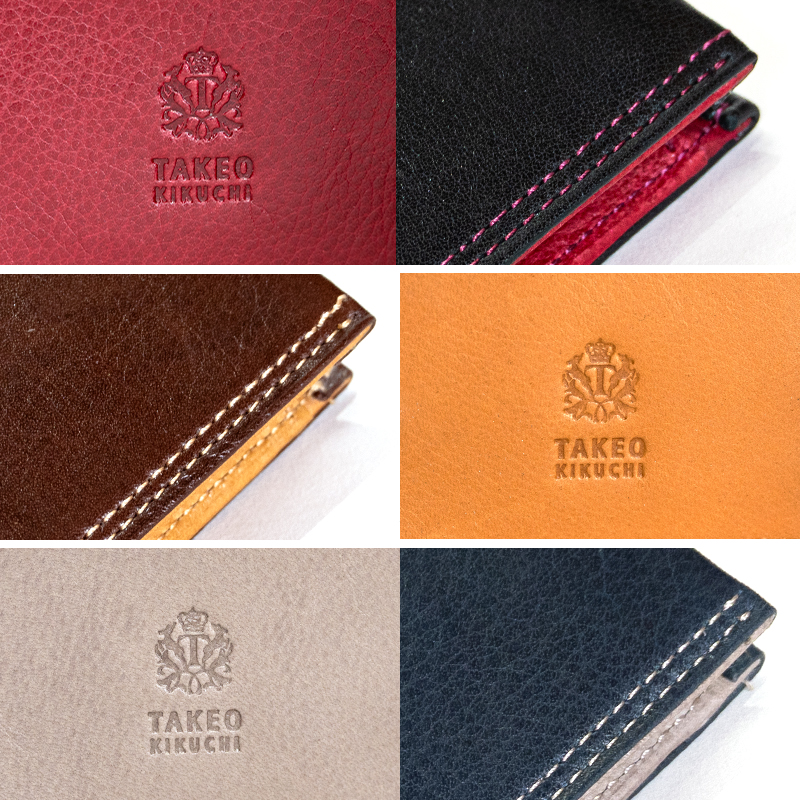 タケオキクチ｜ソフトアンティーク｜ファスナー長財布｜TK-512013