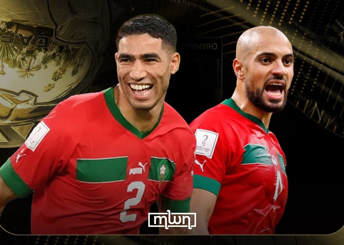 Achraf Hakimi, Sofiane Amrabat Feature in Best XI of 2024 Men's