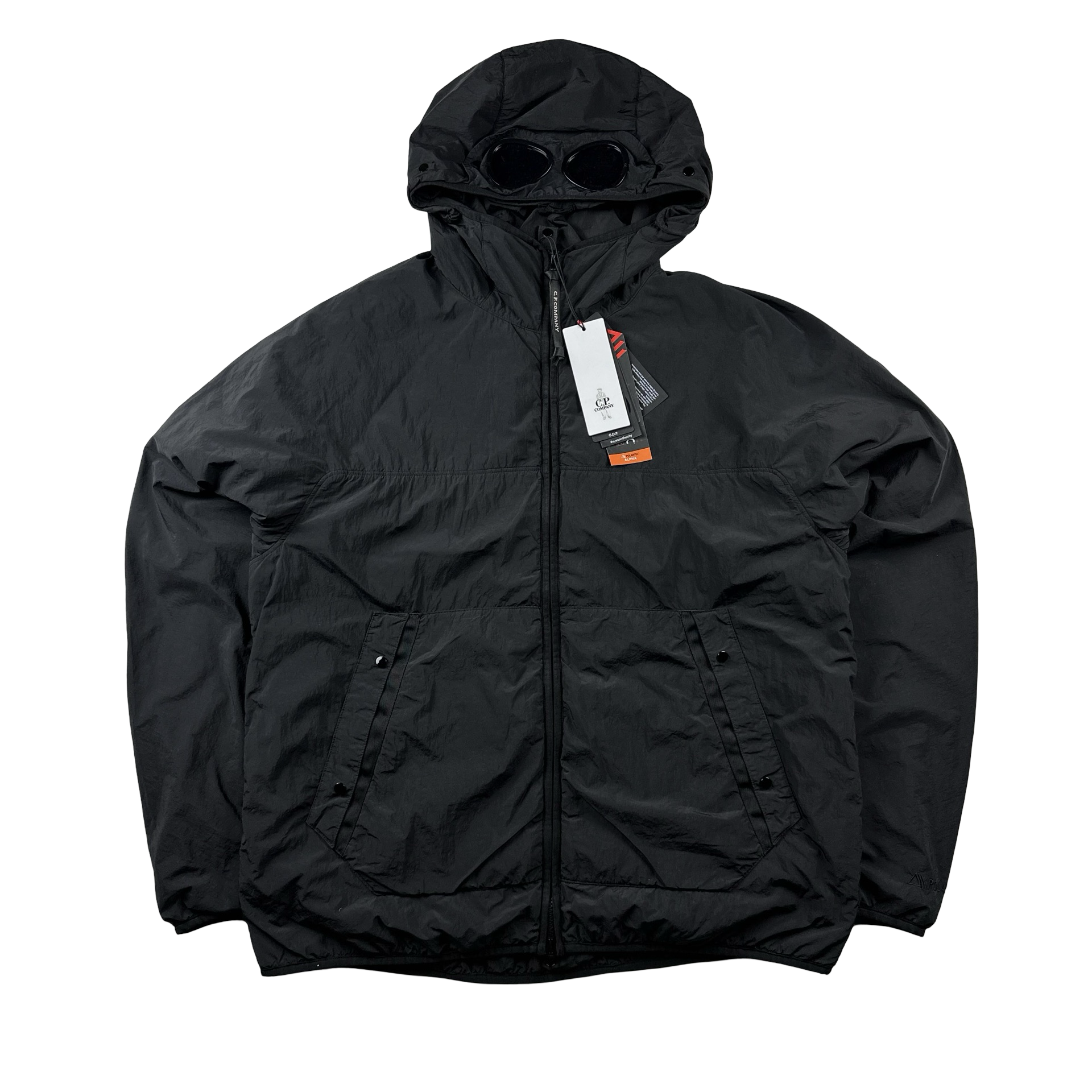 CP Company Black GDP Hooded Polartec Goggle Jacket - 3XL – Mat's