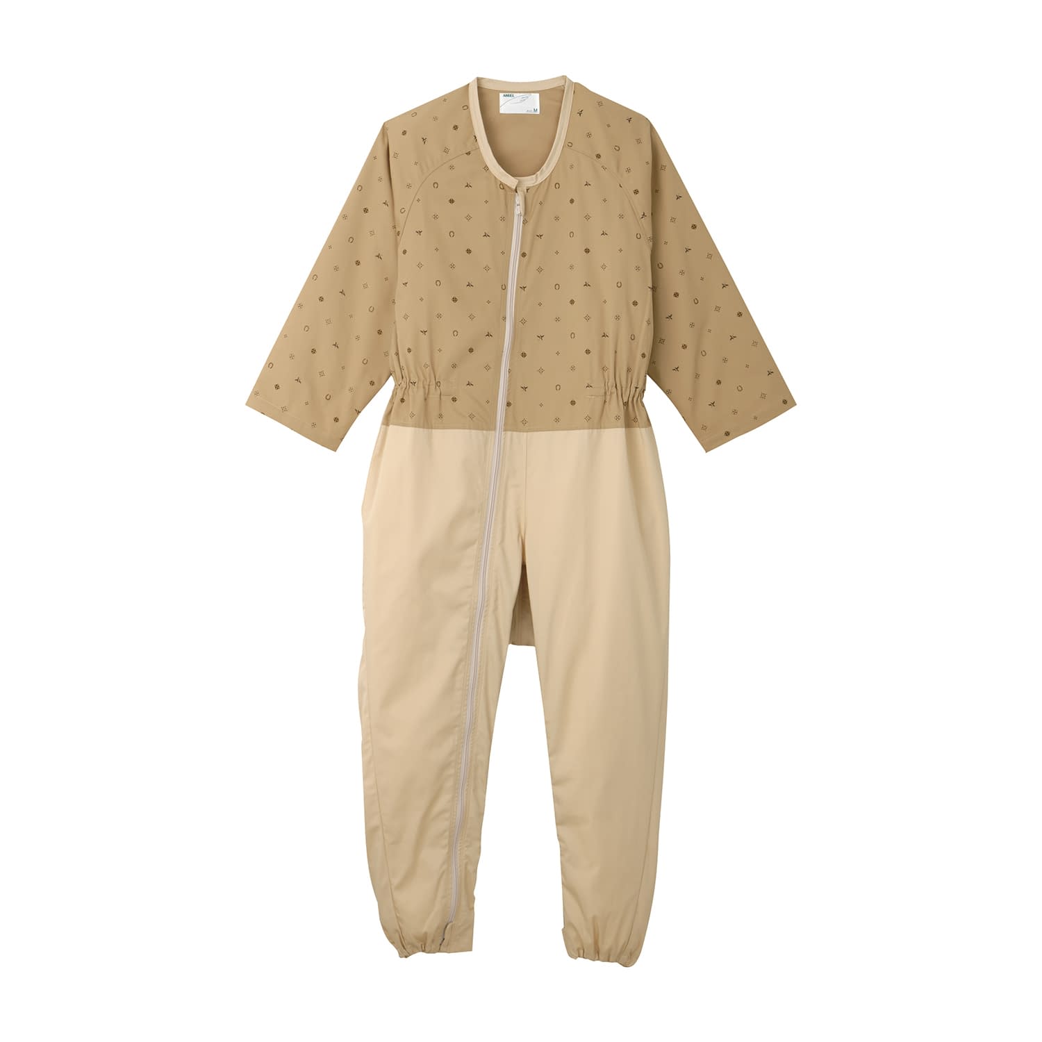 コンビネーション(フルオープン型) 介護ねまき 24-4921-0004 クレスト