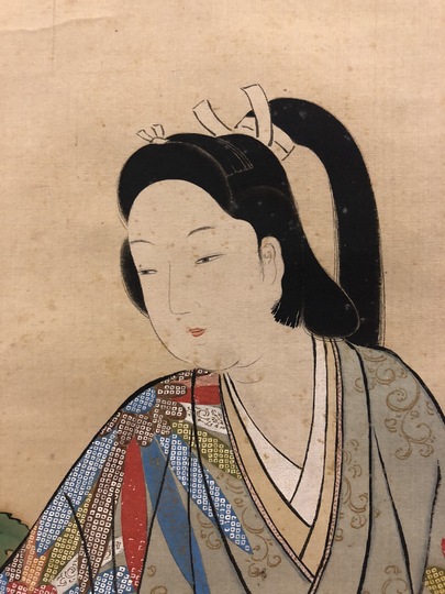 狩野雪信 美人図｜古美術・掛け軸の販売・買取・鑑定-松本松栄堂