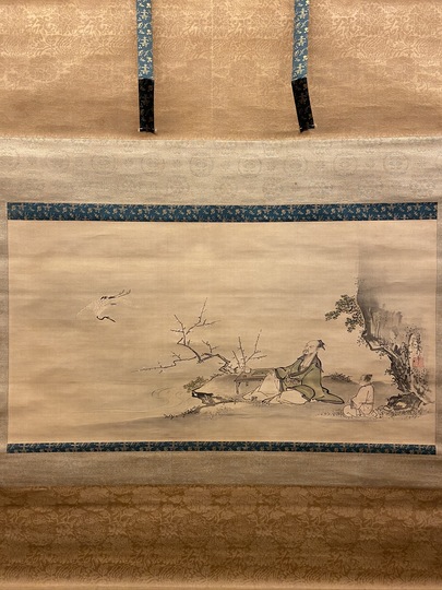 狩野常信 林和靖図｜古美術・掛け軸の販売・買取・鑑定-松本松栄堂