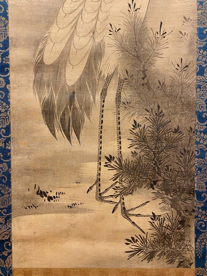 曾我蕭白 鶴図｜古美術・掛け軸の販売・買取・鑑定-松本松栄堂