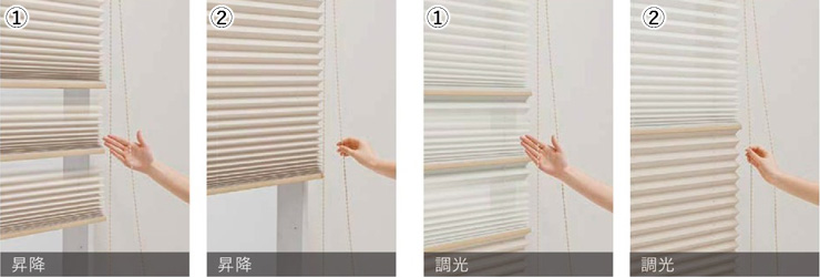 ツインスタイル・ワンチェーン式 もなみ ニチベイ｜プリーツスクリーン