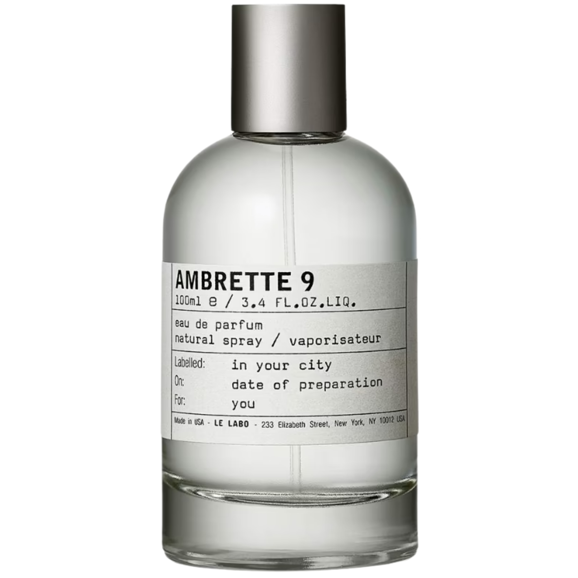 香水(ユニセックス) LE LABO AMBRETTE9 Le Labo Ambrette 9 Eau de