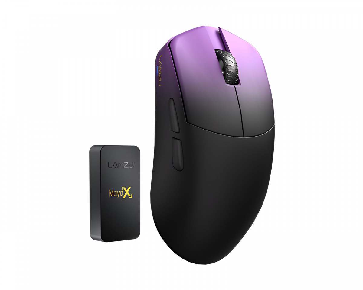 Lamzu MAYA X Wireless Gaming Mouse - Purple Shadow - MaxGaming.com