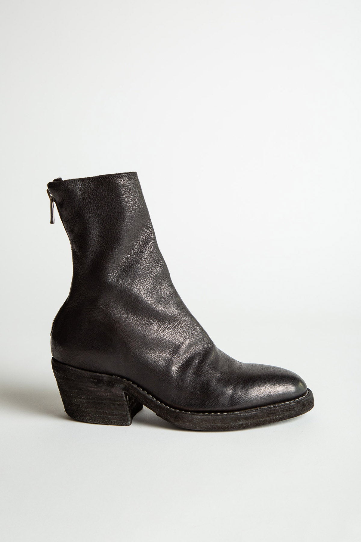 GUIDI | VG05 GOAT FULL GRAIN TEXAN BOOTS