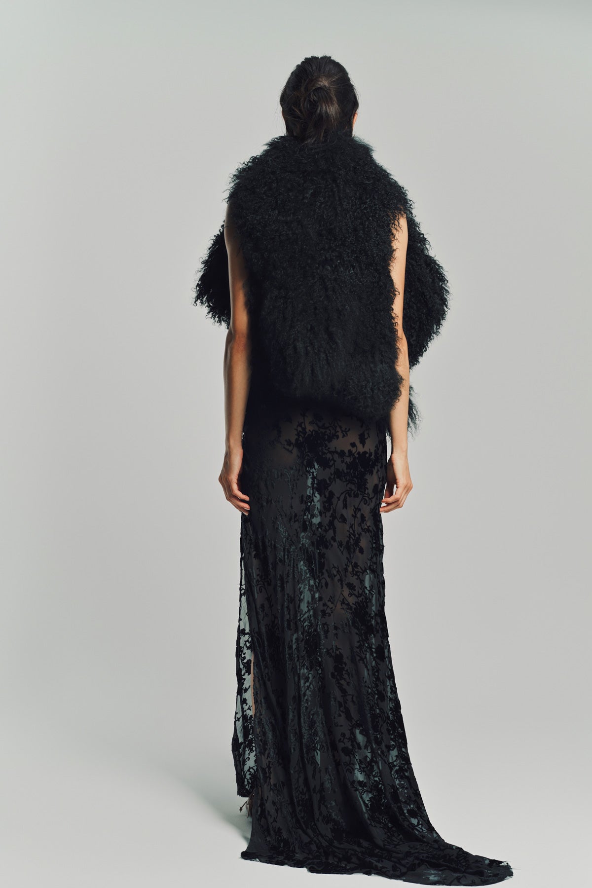 ANN DEMEULEMEESTER | BERETA SHEARLING WAISTCOAT