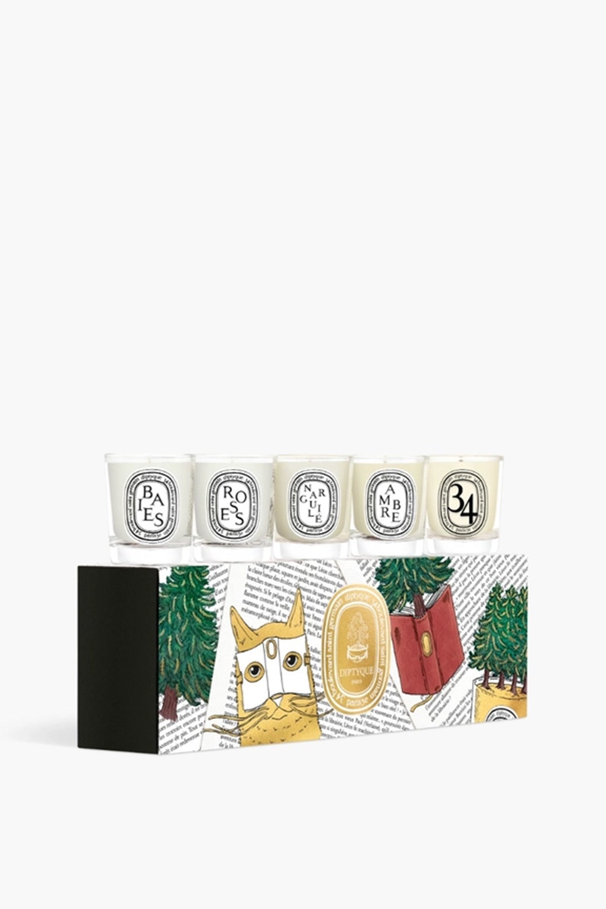 DIPTYQUE | 2025 HOLIDAY EDITION SET OF 5 MINIATURE CANDLES
